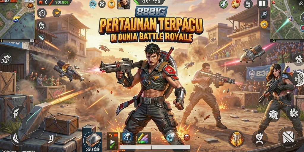Gameplay seru di 88BIG memperlihatkan aksi Battle Royale yang menegangkan.