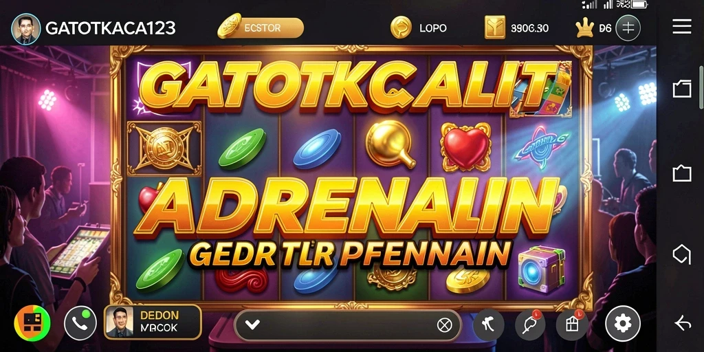 Tampilan gameplay seru GATOTKACA123 dengan slot yang menarik.