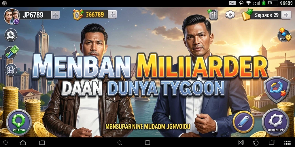 Tampilan menarik dari gameplay JP6789 dengan elemen Tycoon yang mendalam.