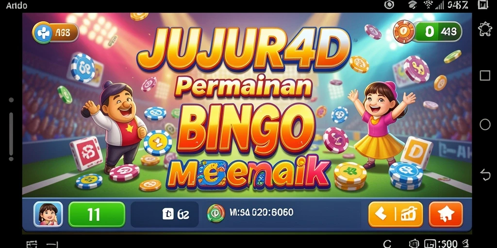 Screenshot gameplay JUJUR4D menampilkan suasana Bingo yang seru.