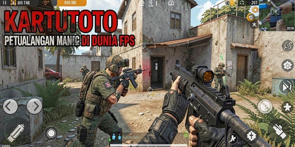 Menampilkan aksi seru di battlefield KARTUTOTO.
