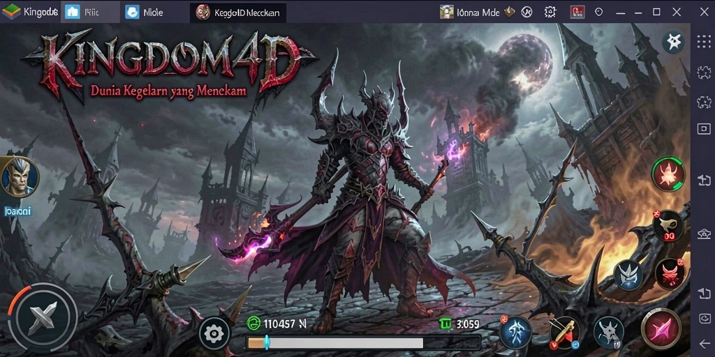 Gameplay KINGDOM4D yang penuh ketegangan dan kengerian.