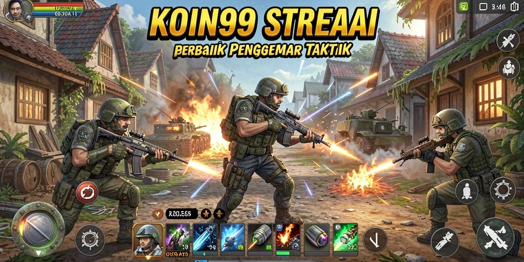 Tampilan gameplay KOIN99 yang menarik dan strategis.