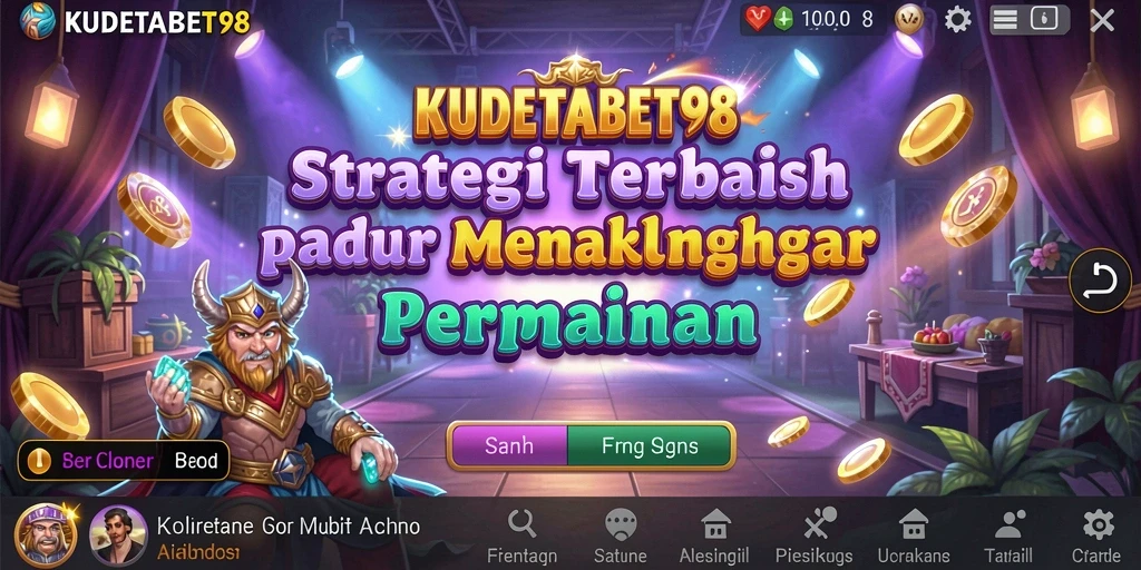 Screenshot gameplay KUDETABET98 menampilkan strategi yang menegangkan.