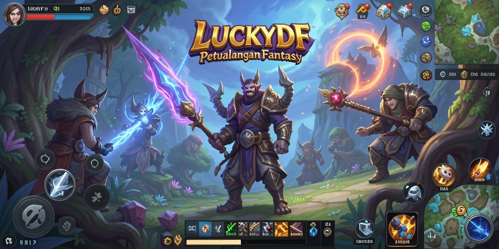 Tampilan gameplay menarik dalam dunia RPG penuh tantangan.