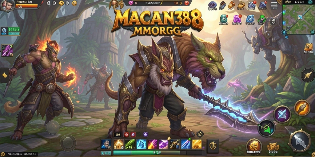 Screenshot gameplay <strong>MACAN388</strong> menampilkan petualangan seru di dunia MMORPG.