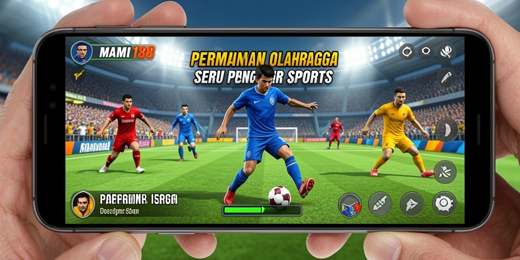 Screenshot MAMI188 menampilkan aksi kompetisi olahraga yang mendebarkan.