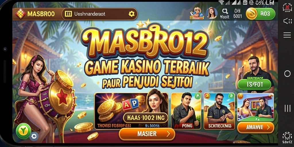 Tampilan gameplay yang menarik dan mendebarkan di MASBRO12.