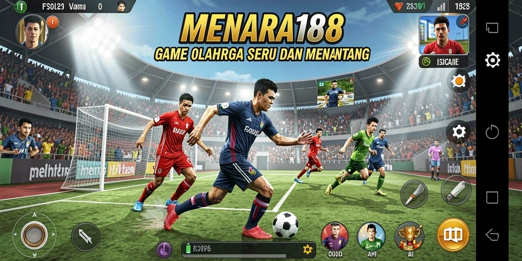 Tampilan gameplay yang seru dan menegangkan dari MENARA188.