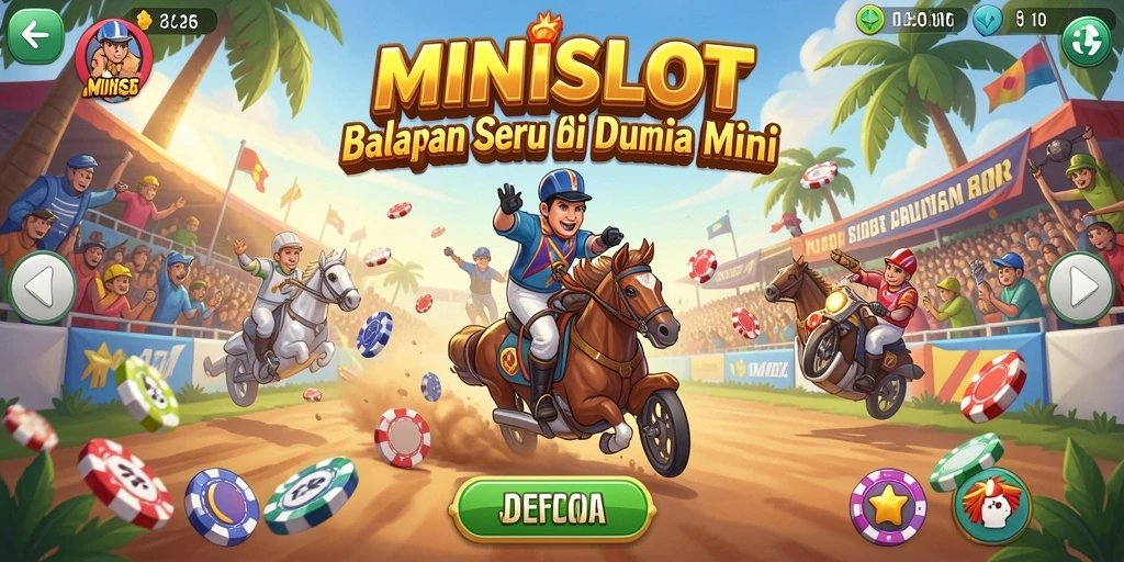 Gameplay seru di lintasan balap mini yang menantang.
