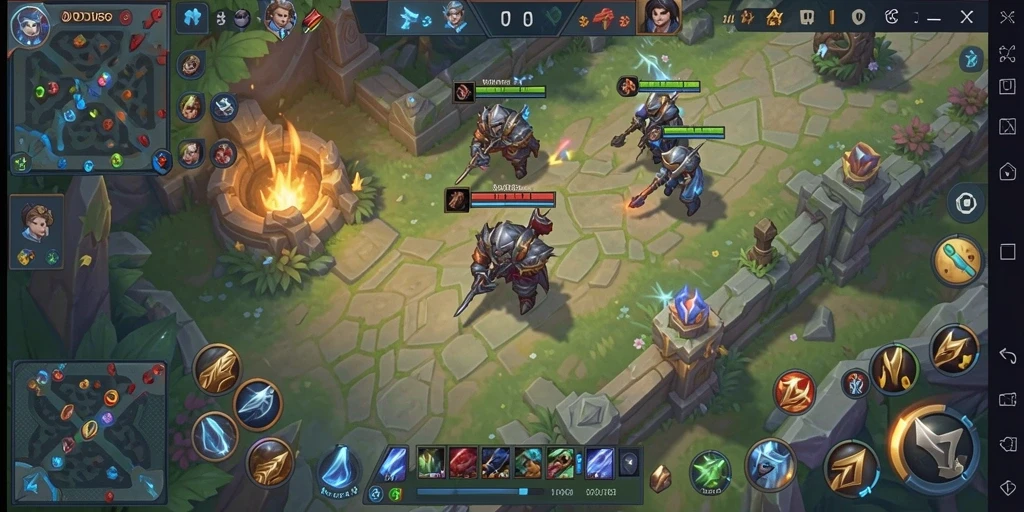 Tampilan gameplay ODDIGO yang mendebarkan di arena pertempuran.