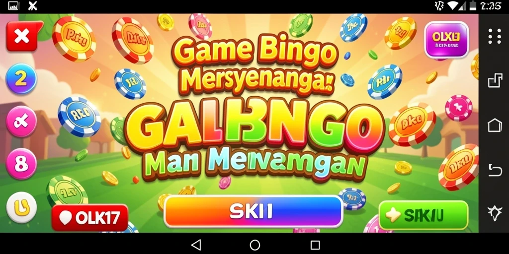 Tampilan screenshot OLX17 yang menampilkan dinamika permainan Bingo yang seru dan interaktif.