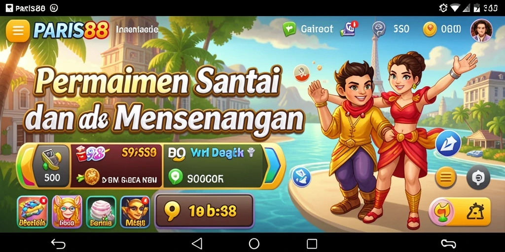 Tampilan menarik dari gameplay PARIS88 yang menyenangkan.