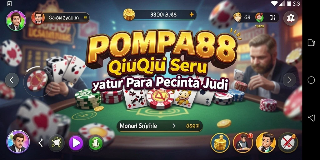 Tampilan gameplay QiuQiu yang mendebarkan dan interaktif.