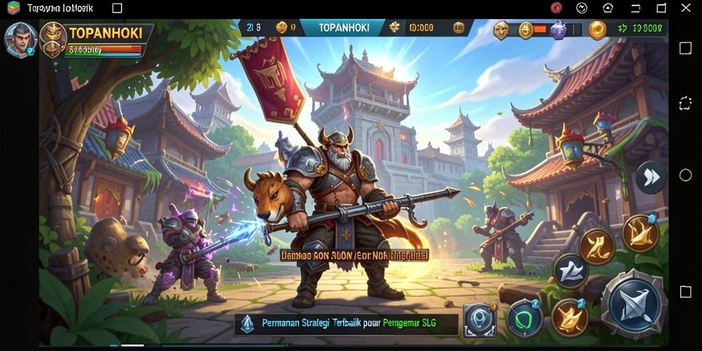 Tangkapan layar dari gameplay seru TOPANHOKI yang menampilkan strategi dan aksi.