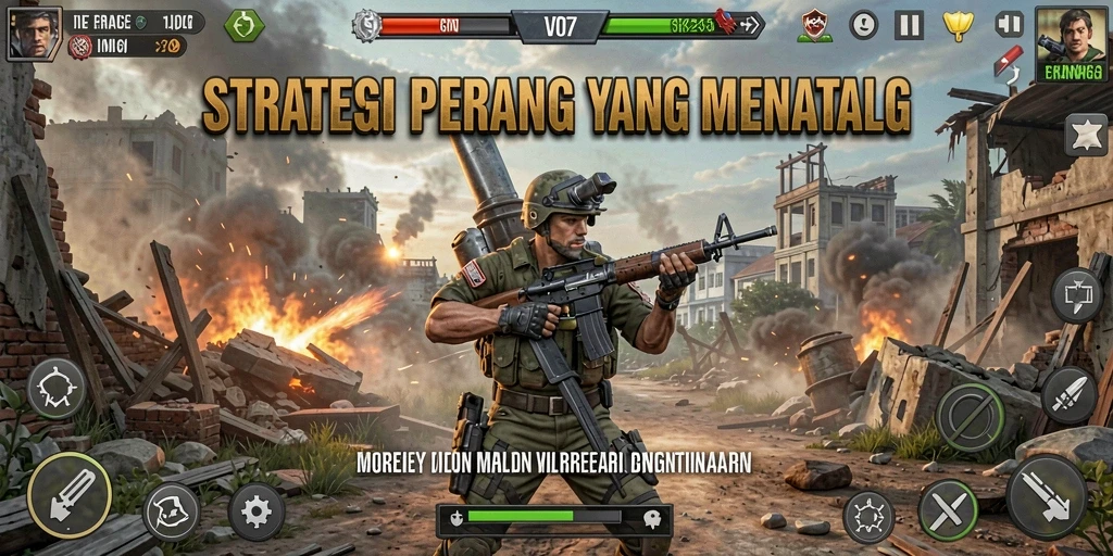 Menampilkan gameplay V07 yang seru dan strategis.