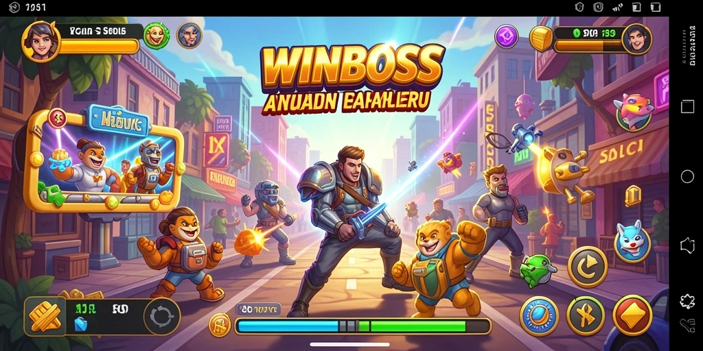 Tangkapan layar gameplay WINBOSS yang penuh aksi dan seru.